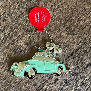 Mint Green 'Just Married' 2025 Ornament